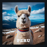 Affiche Pérou Llama<br><div class="desc">Voir mon magasin pour plus de produits Pérou.</div>
