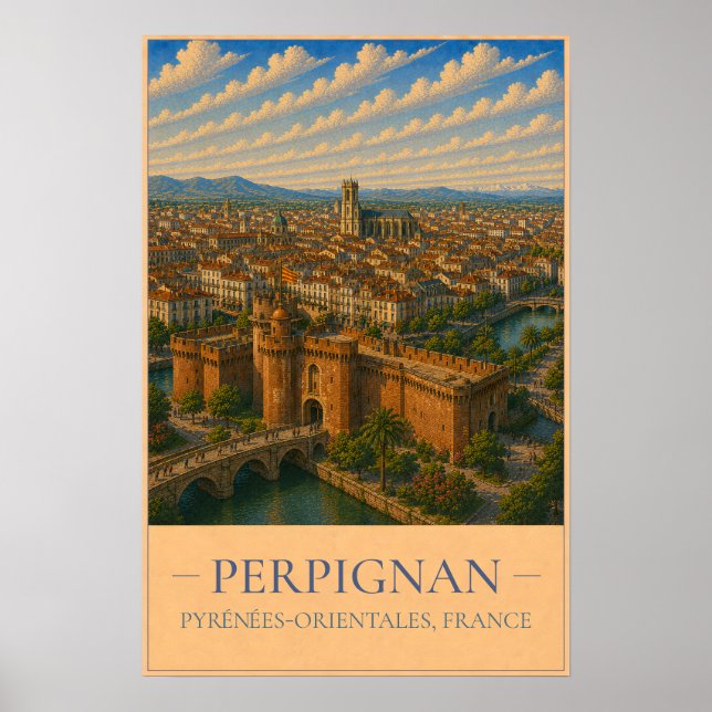 Affiche Perpignan (Devant)