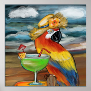 Affiche Perroquets de fête               