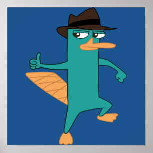 Affiche Perry le Platypus de Phineas et Ferb