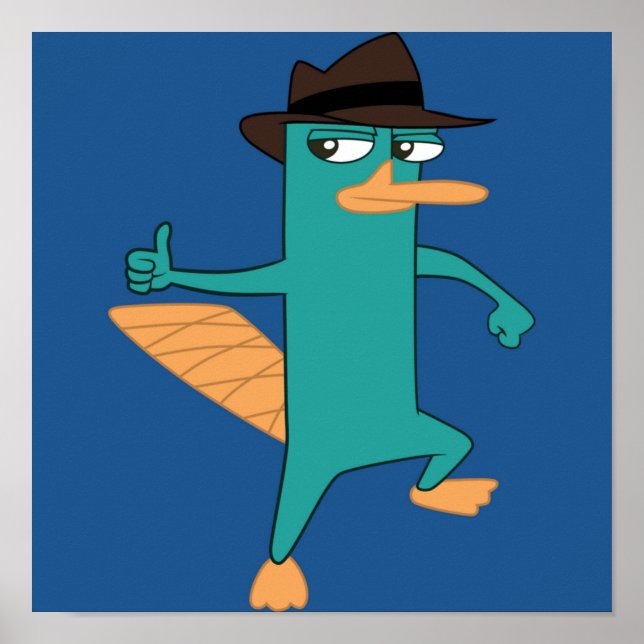 Affiche Perry le Platypus de Phineas et Ferb (Devant)