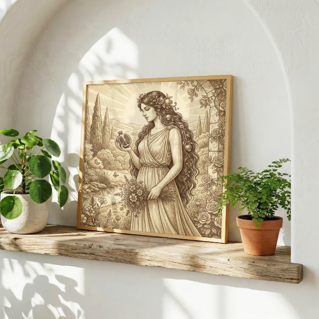 Affiche Perséphone dans la mythologie grecque (Créateur téléchargé)