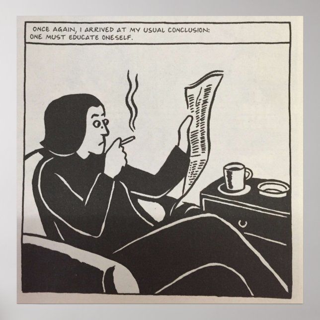 Affiche Persépolis - Eduquer soi-même (Devant)