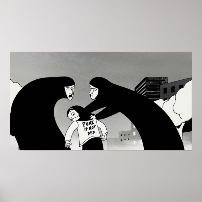 Affiche Persépolis Punk n'est pas mort (Devant)