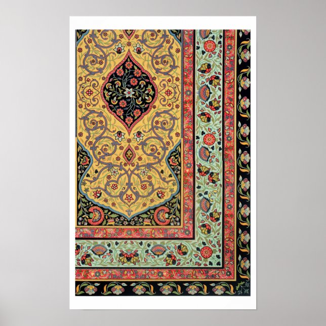 Affiche Persian Decoration, plate XXV from 'Orn polychrome (Devant)