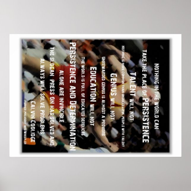 Affiche Persistance - lutte (Devant)