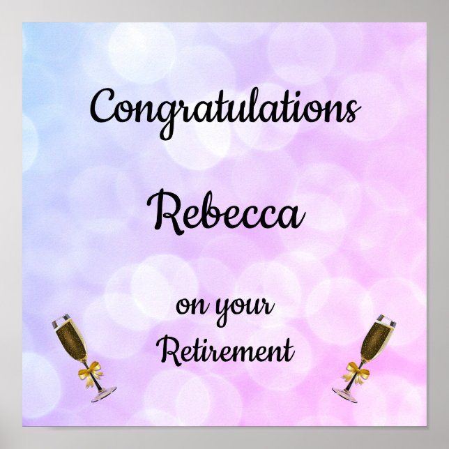 Affiche Personalised Retirement (Devant)