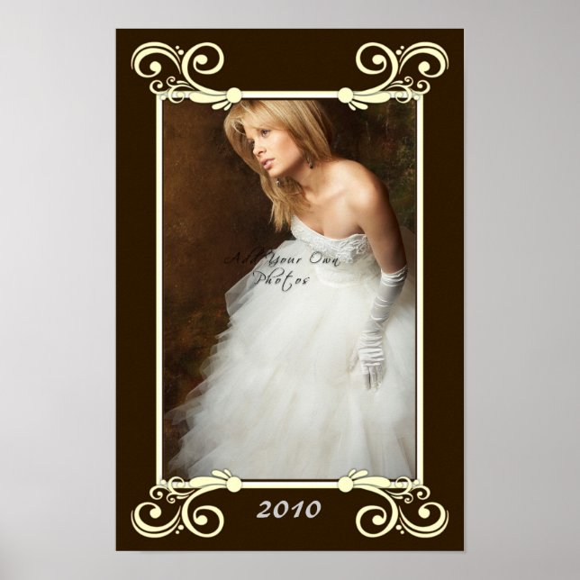Affiche Personalize Photo Mat Border - Wedding Frame (Devant)