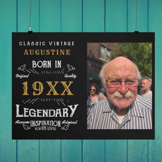 Affiche Personalized 40th Birthday  (Créateur téléchargé)