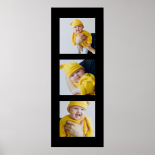 Affiche Personalized Add 3 Photographs Custom Made
