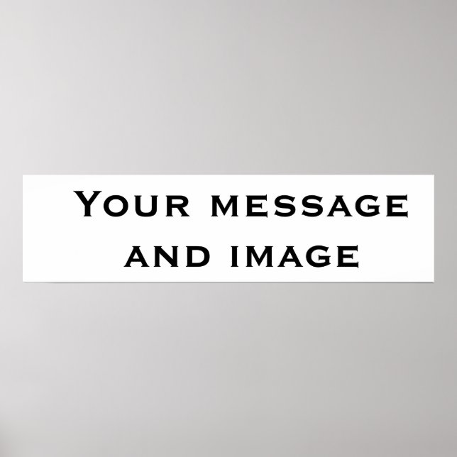Affiche Personalized Banner (Devant)