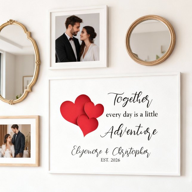Affiche Personalized Date Together Every Day Adventure (Créateur téléchargé)