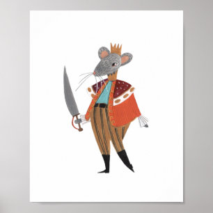 Affiche Personnage du ballet Casse-Noisette   Roi Souris