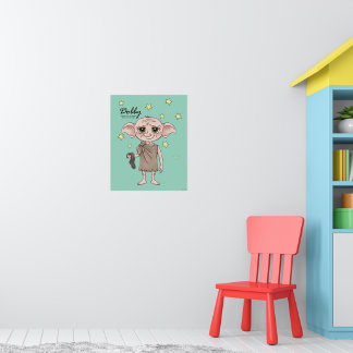 Affiche Personnage en aquarelle de Dobby