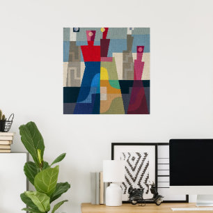 Affiche Personnages Sophie Taeuber-Arp