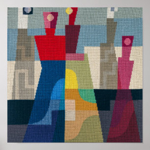 Affiche Personnages Sophie Taeuber-Arp