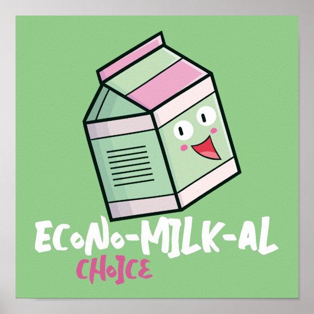 Affiche Personnalisable "Econo-Milk-al Choice" (Devant)