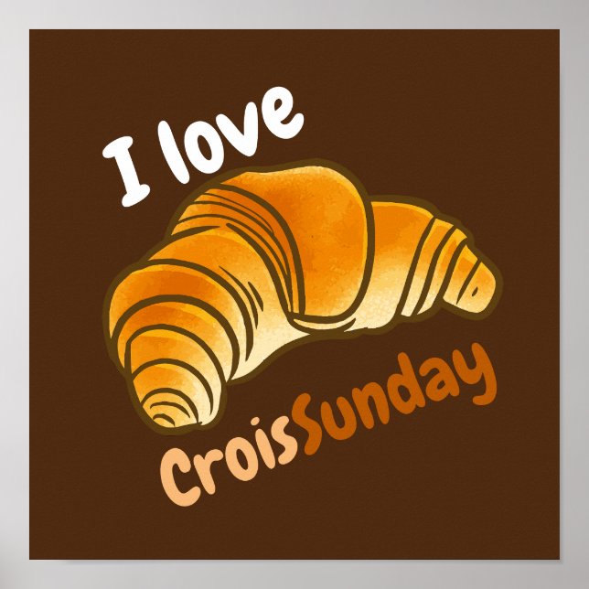 Affiche Personnalisable J'aime CroisSunDay (Devant)