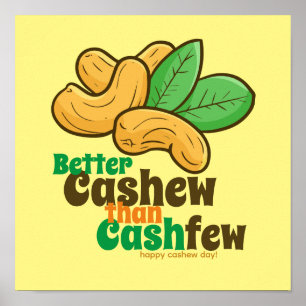 Affiche Personnalisable Joyeux Jour de Cashew