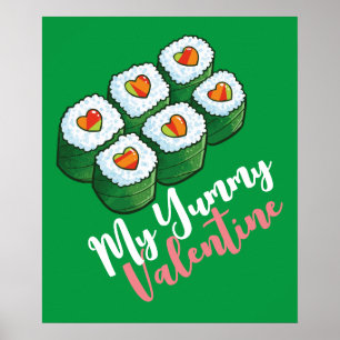 Affiche Personnalisable "My Yummy Valentine"
