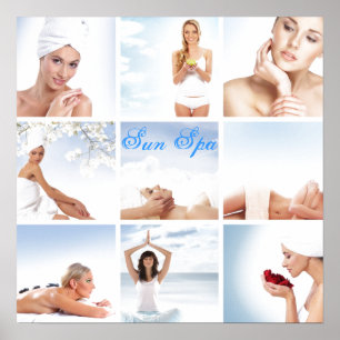 Affiche personnalisable pour centre de beauté spa