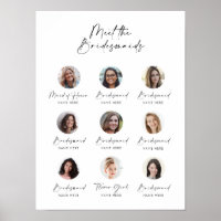 Personnalisable Rencontrez les Bridesmaids Introdu