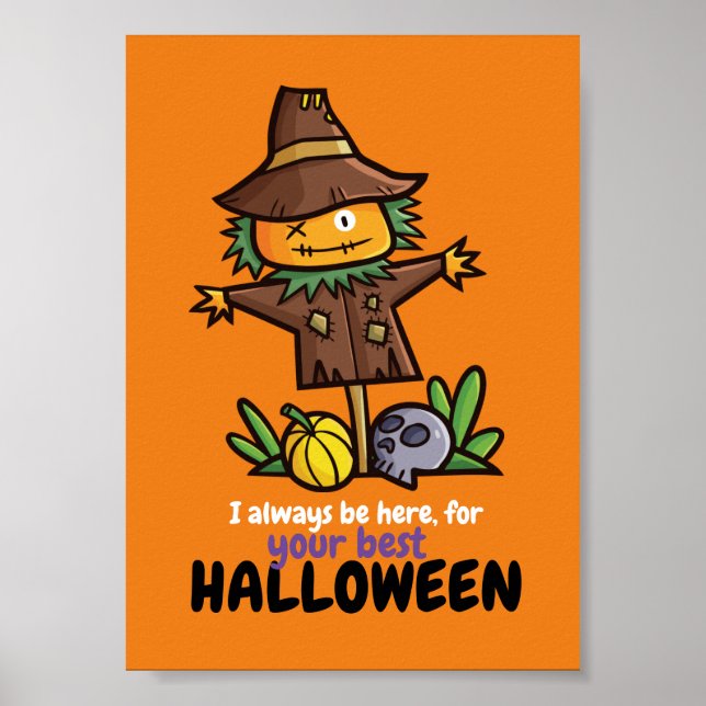Affiche Personnalisable toujours être la meilleure Hallowe (Devant)