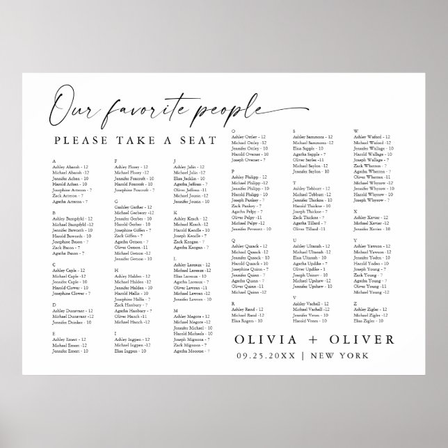 Affiche Personnalisé (Devant)