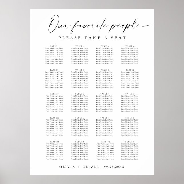 Affiche Personnalisé (Devant)