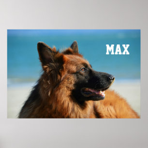 Affiche Personnalisé 1 Photo et nom Membre de la famille