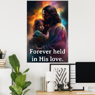 Affiche Personnalisé À Jamais Tenue Dans Son Amour