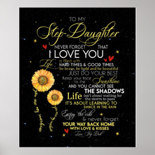 Affiche Personnalisé À La Couverture De Ma Fille-Pas