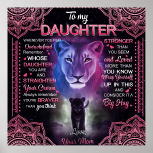 Affiche Personnalisé À Ma Couverture Fille,