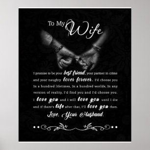 Affiche Personnalisé À Ma Femme Blanket