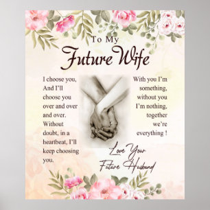 Affiche Personnalisé À Mon Futur Couverture Femme