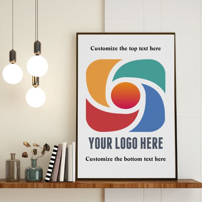 Affiche Personnalisé Ajoutez Votre Entreprise Logo Société (Créateur téléchargé)