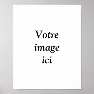 Affiche personnalisé avec votre photo