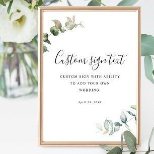 Affiche Personnalisé, Avec Votre Texte Personnalisé Pannea