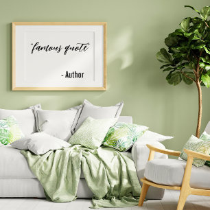 Affiche Personnalisé Créer-Votre-Propre, Célèbre Citation 