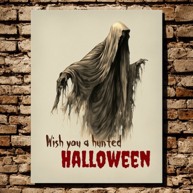 Affiche Personnalisé Funny Déplaisant Ghoul Haunted Hallow (Créateur téléchargé)