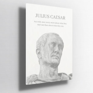 Affiche Personnalisé Julius caesar inspiration citation Po