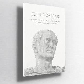 Affiche Personnalisé Julius caesar inspiration citation Po