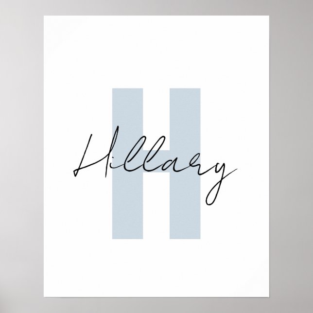 Affiche Personnalisé simple et moderne (Devant)