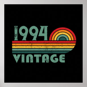 Affiche Personnalisé Trente vintage 30e anniversaire