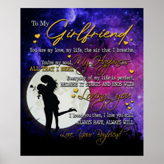 Affiche Personnalisée À La Couverture De Ma Petite Amie