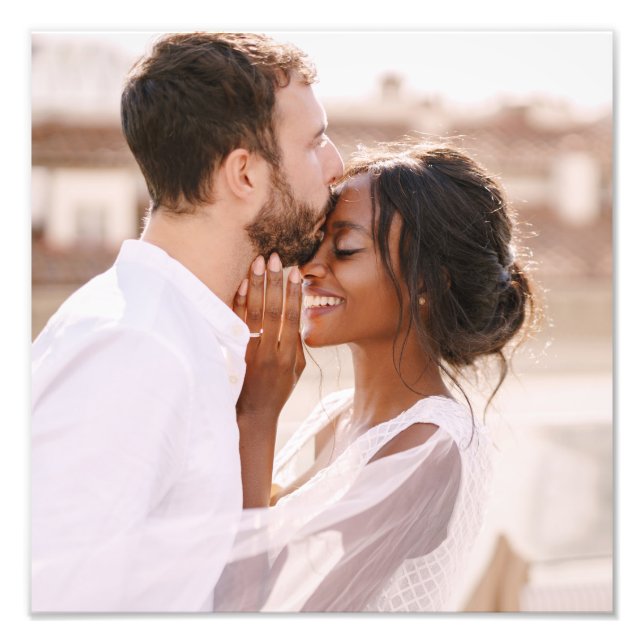 Affiche personnalisée avec photo personnalisée cré (Devant)