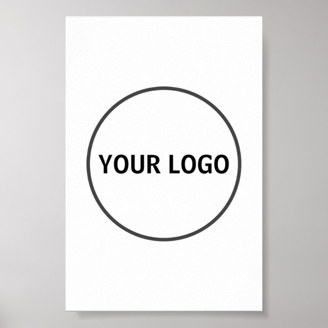 Affiche personnalisée avec votre logo (Devant)