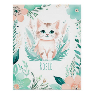 Affiche personnalisée de bébé bohème - Conception 