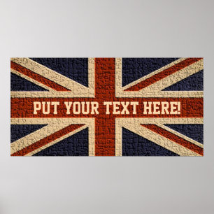 Affiche personnalisée d'Union Jack