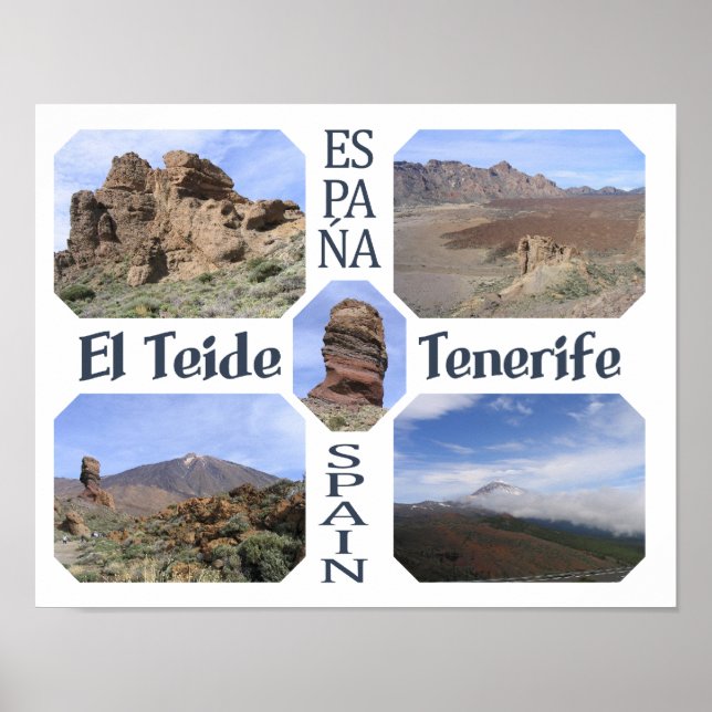 Affiche personnalisée El Teide (Devant)